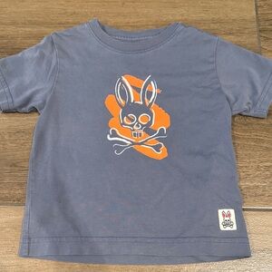 Psycho Bunny Kids Tee - Blue and Orange